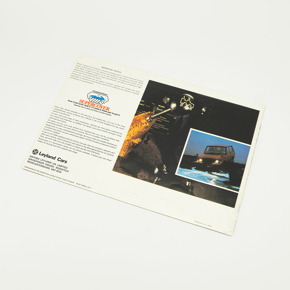 RANGE ROVER CLASSIC BROCHURE