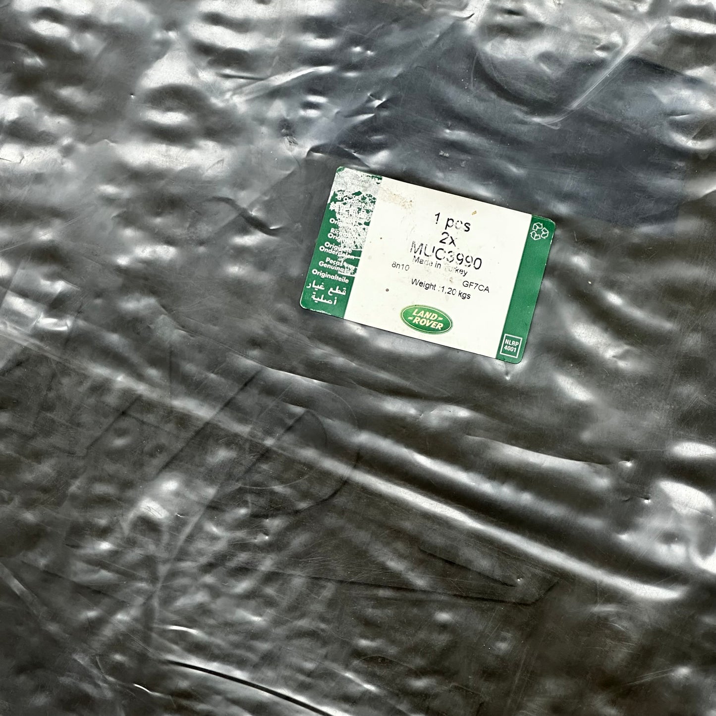 MUD FLAP LH REAR NINETY