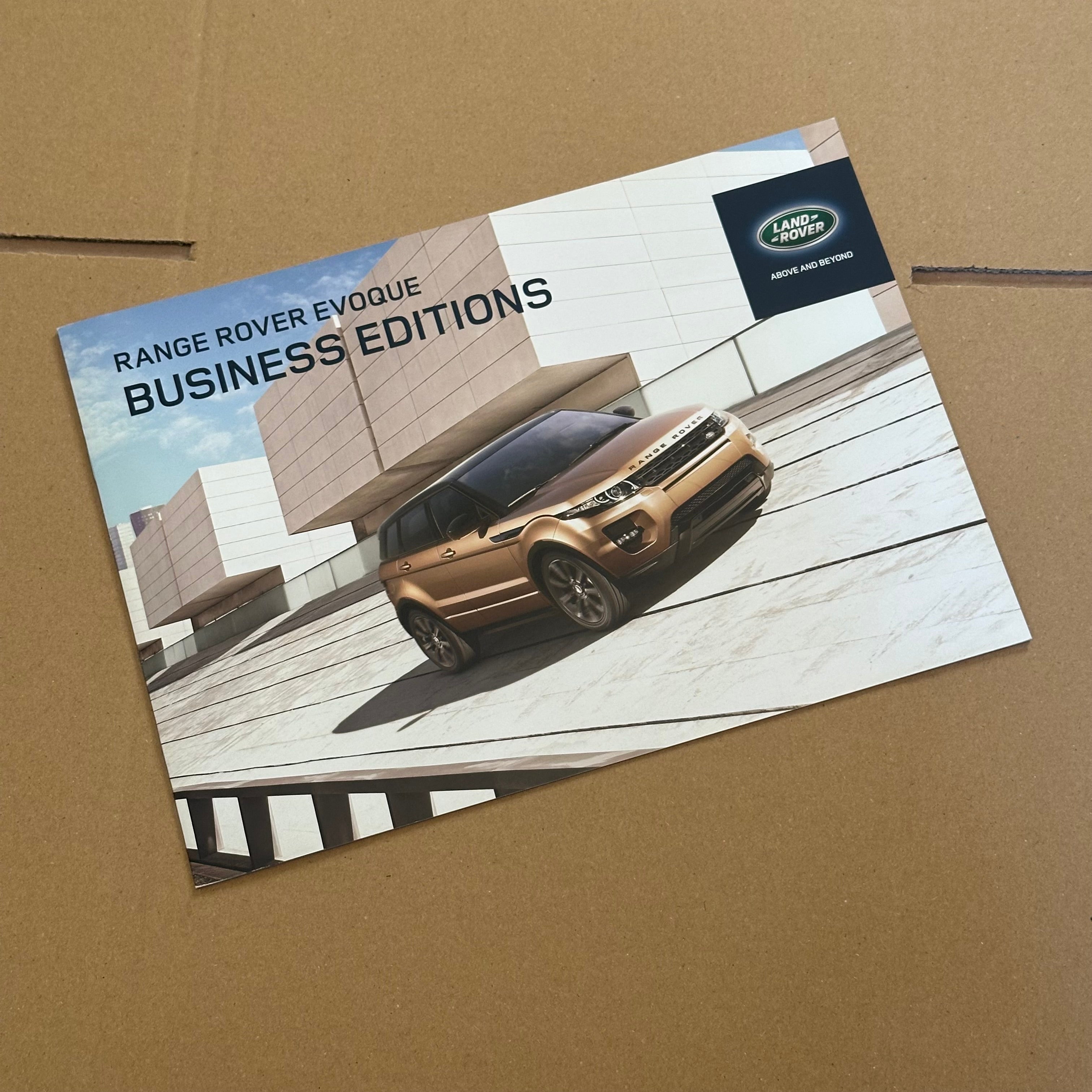 RANGE ROVER EVOQUE BUSINESS EDITIONS - DUTCH – Smet Works