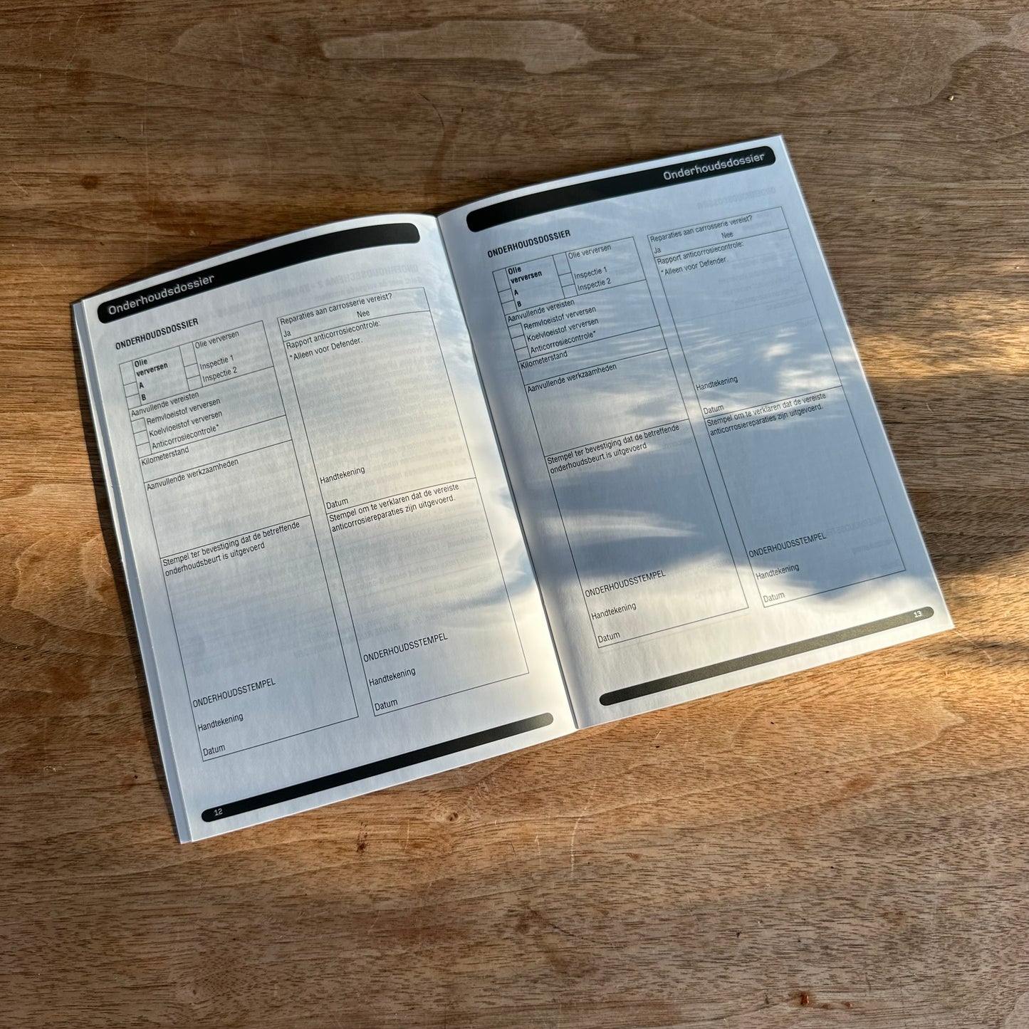 ONLINE SERVICE HISTORY & WARRANTY BENEFITS - DUTCH