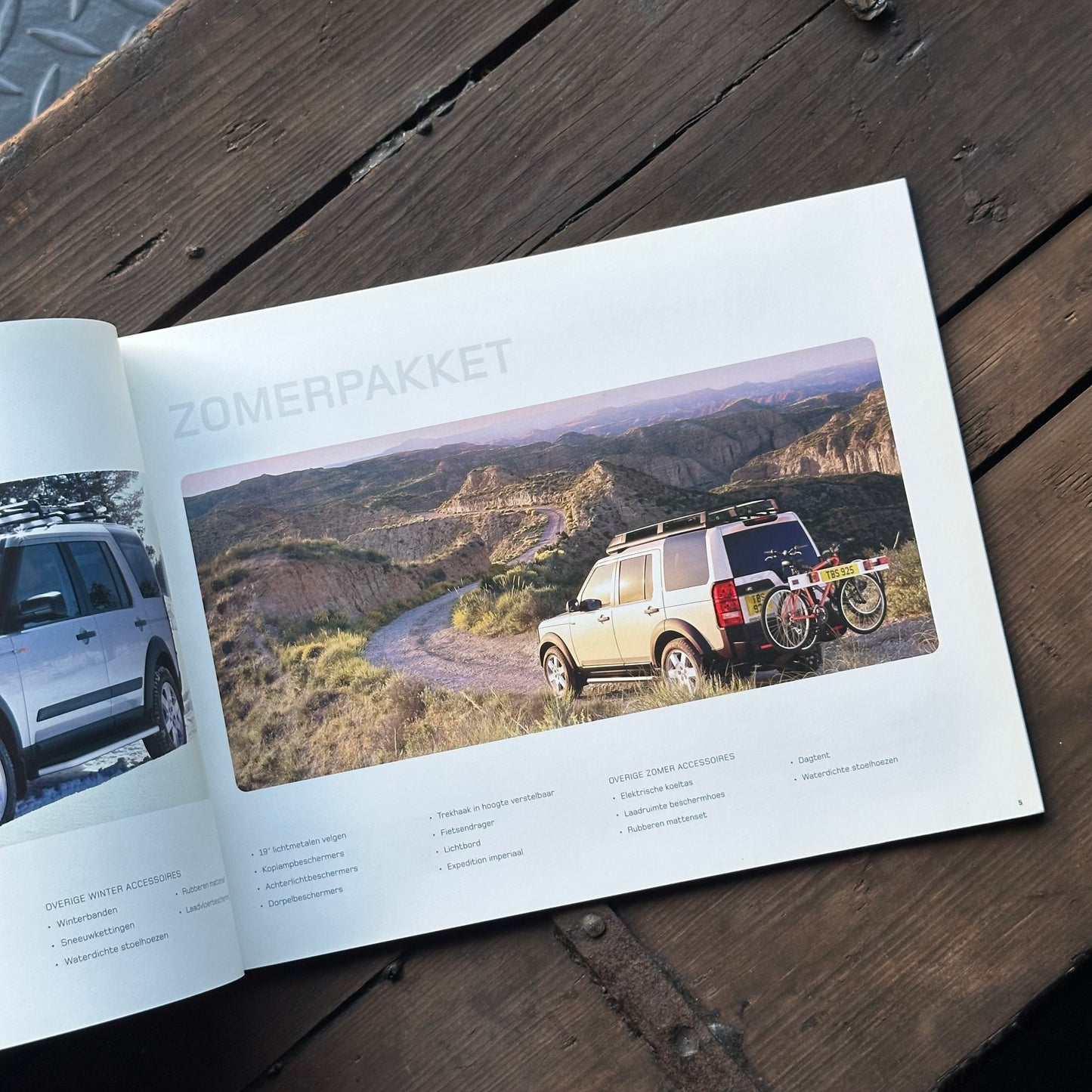 LAND ROVER DISCOVERY 3 ACCESSOIRES BROCHURE - DUTCH