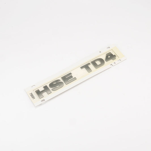 ‘HSE TD4’ REAR NAME BADGE
