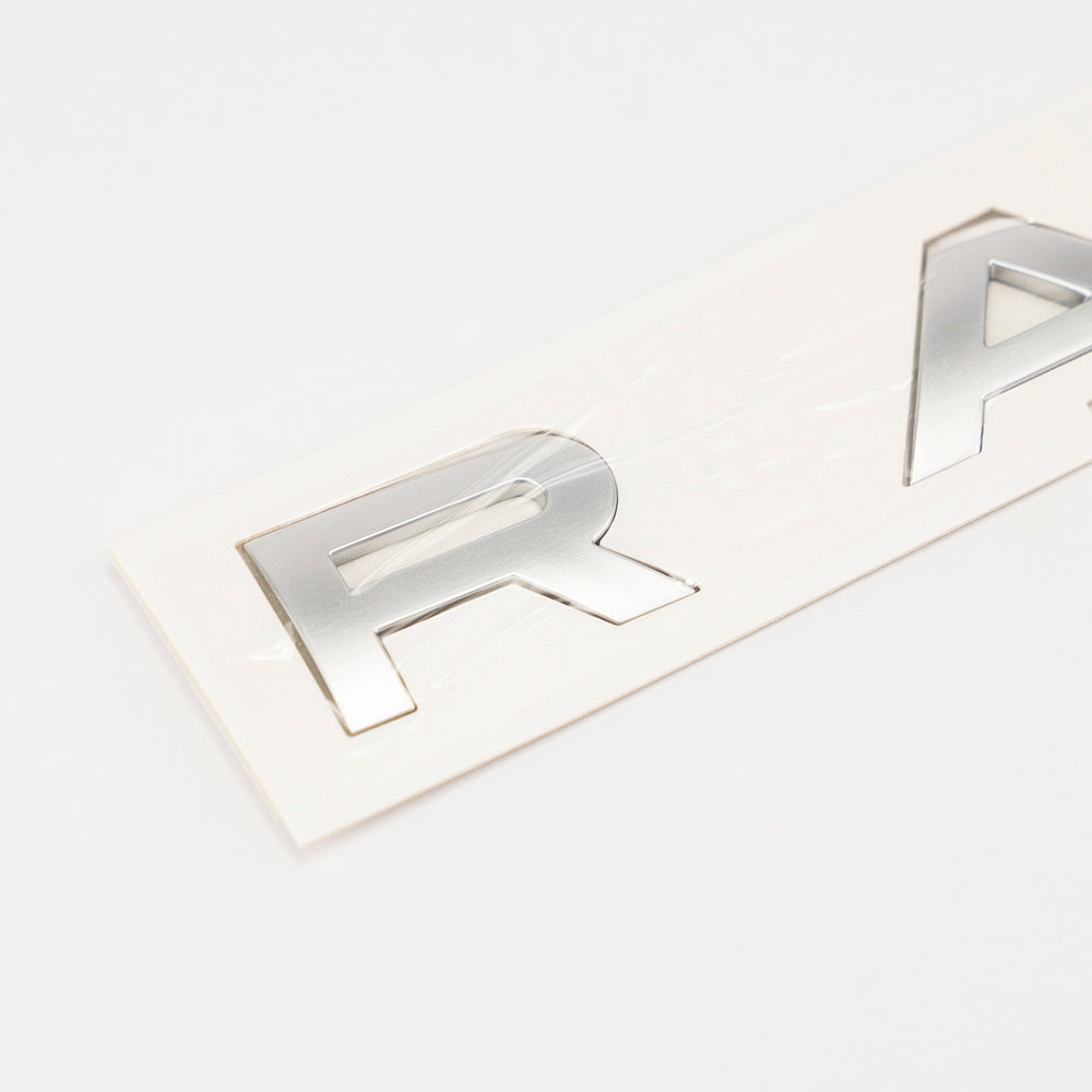 ‘RANGE’ BONNET LETTERS ATLAS SILVER