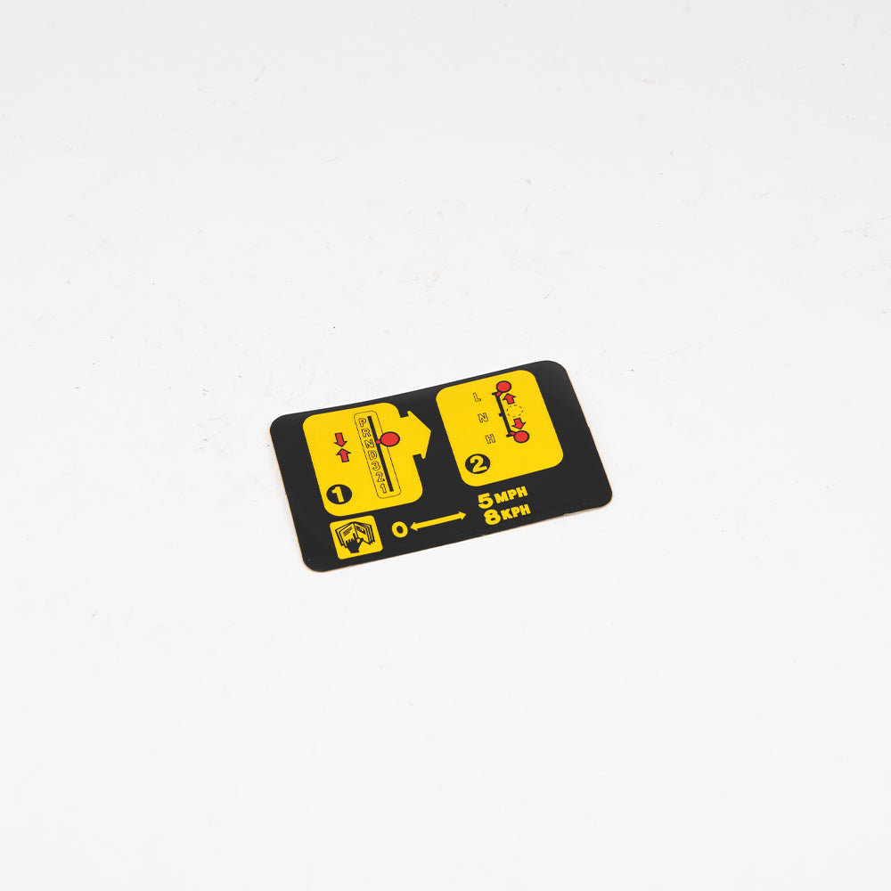 GEARBOX INSTRUCTION LABEL DECAL – Smet Works Land Rover Parts