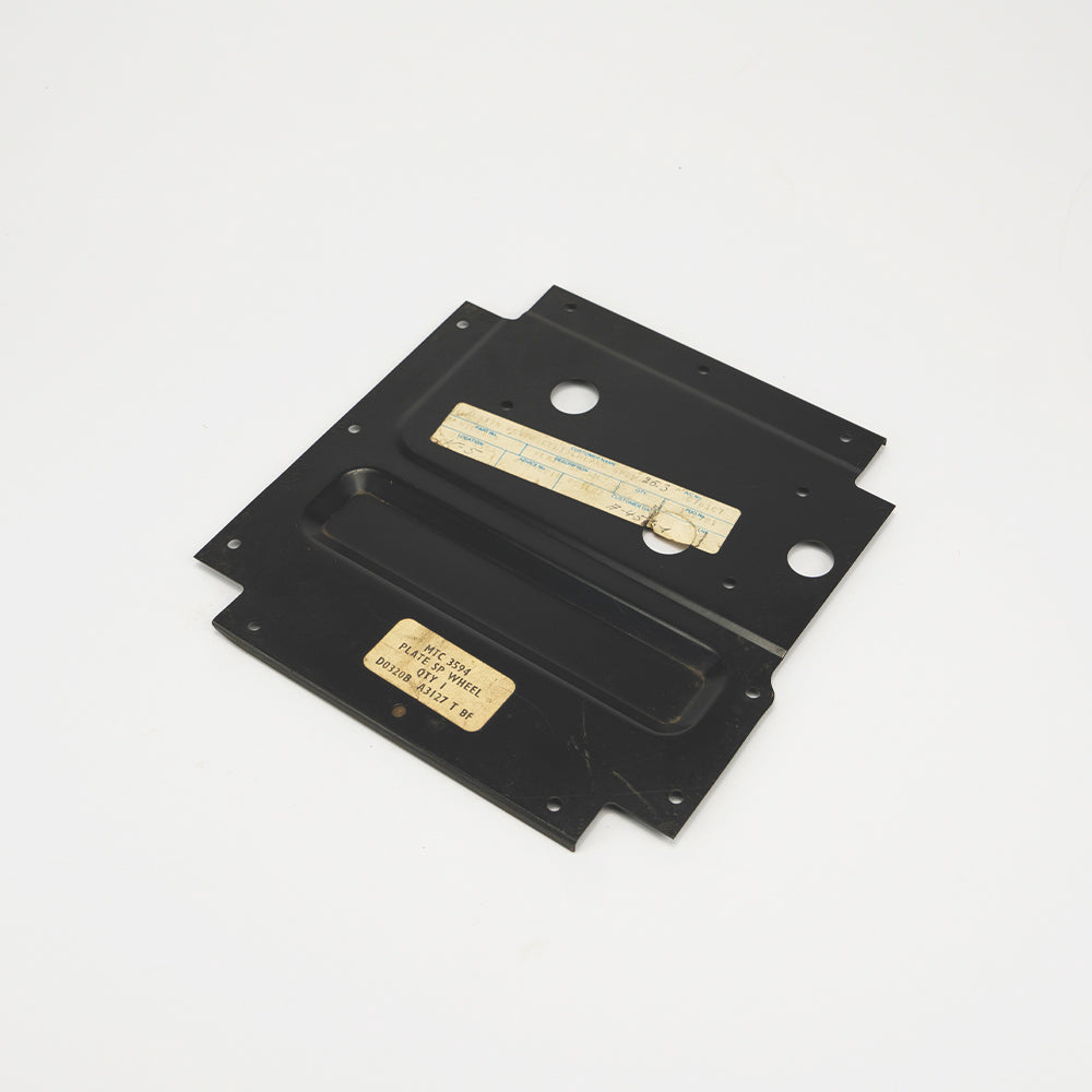 BONNET MOUNTED SPARE WHEEL PLATE